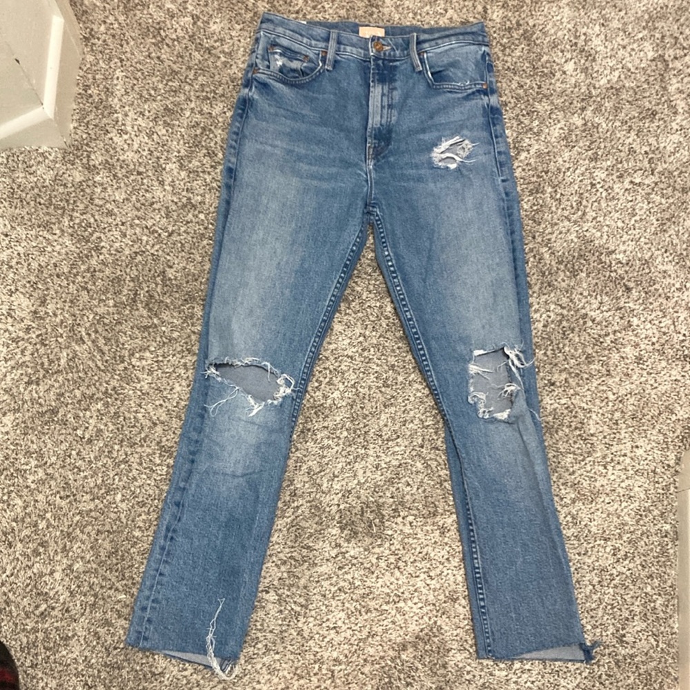 Mother jeans high waisted rider skimp